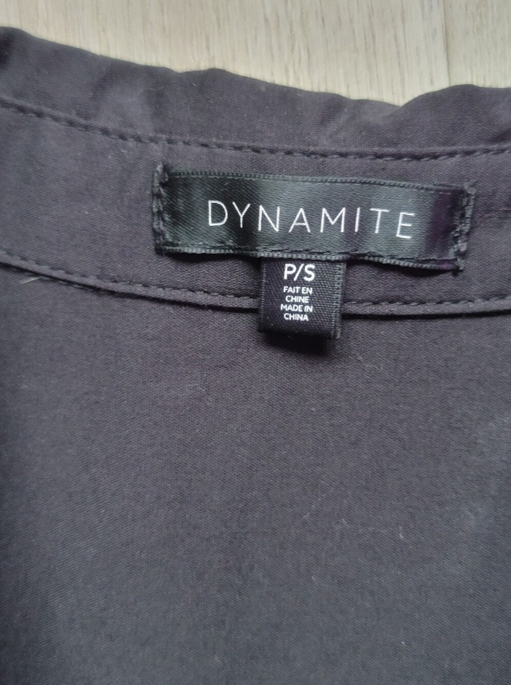 3 FOR $20 Dynamite Black Long-Sleeve Button-Front Shirt - Picture 3 of 10
